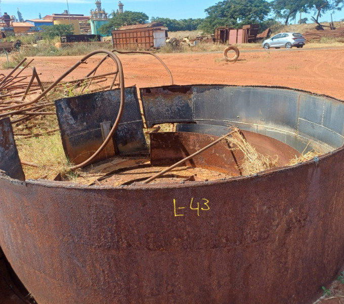 BASE DE VIGAS EM AC + CHAPA BALAO FESH SUCATA
