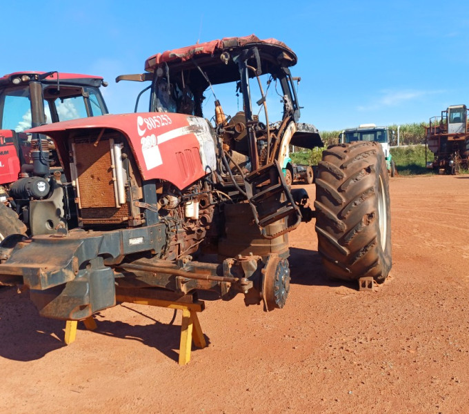 TRATOR DE PNEUS INCENDIADO CASE PUMA 230, ANO: 2019, FROTA: 805253