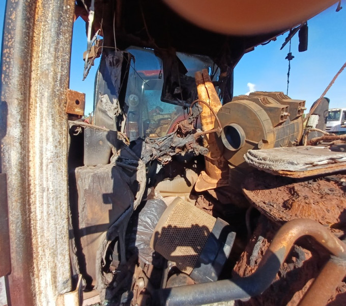 TRATOR DE PNEUS INCENDIADO CASE PUMA 230, ANO: 2019, FROTA: 805253