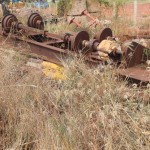 SUPORTE ENCHIMENTO DE ROLO AC C/ BASE VIGAS