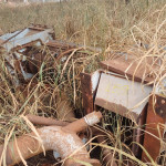 Transportador de cinzas em AC + 2 tubos em AC + 3 balões p compressor