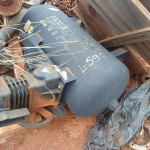 Transportador de cinzas em AC + 2 tubos em AC + 3 balões p compressor