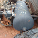 Transportador de cinzas em AC + 2 tubos em AC + 3 balões p compressor