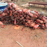 GRANDE QTD EXTINTORES DE INCENDIO DESCARREGADOS: 70 PÓ BC 6KG, 10 CO2 6KG, 9 CO2 4KG, 8 AGUA, 6 ABC 9KG + Ativo I8C1