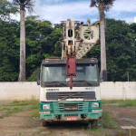 Caminhão Volvo FM12 380 6x4r, Placa: MUN-5927, Ano: 2000, C/ Implemento Guindaste Tadano TS300B1, ano: 2004, Frota: 103177
