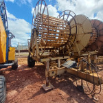 Carretel de irrigação Hidro-roll sem mangueira, Frota: 138038, com redutor e bomba incompleta