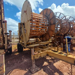 Carretel de irrigação sem mangueira Hidro-roll 138047 c redutor e bomba