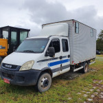 Micro-Caminhão Iveco Daily 70C17, Truck 7ton, Cabine dupla, rampa elétrica