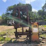 Carregadeira incendiada, Santal, 2011, Frota: 385