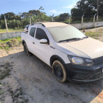 Automóvel Volkswagen Saveiro 1.6 Robust cabine estendida, Placa: QLC-3E09, RENAVAM: 01176079643 ano: 2018/19, 1030