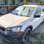 Automóvel Volkswagen Saveiro 1.6 Robust cabine simples, placa: QMD-4A55, ano: 2018/19, frota:1043