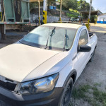 Automóvel Volkswagen Saveiro 1.6 Robust cabine simples, placa: QMD-4A55, ano: 2018/19, frota:1043