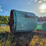 Tanque em fibra P/ armazenamento de água aprox. 100.000L cap.