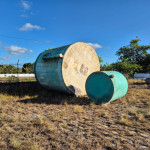 Tanque em fibra P/ armazenamento de água aprox. 100.000L cap.