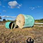 Tanque em fibra P/ armazenamento de água aprox. 100.000L cap.