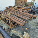 GRANDE QUANTIDADE DE MARTELOS P DESFIBRADOR DE CANA APROX. 40TON + EIXOS P BOMBAS E MARTELOS AC