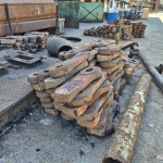 GRANDE QUANTIDADE DE MARTELOS P DESFIBRADOR DE CANA APROX. 40TON + EIXOS P BOMBAS E MARTELOS AC
