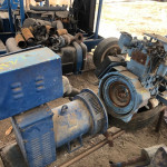 GERADOR HEIMER 25KVA + 01 MOTOR MWM 3 COLIDROS A DIESEL