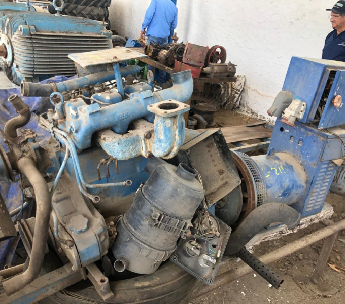 GERADOR HEIMER 25KVA + 01 MOTOR MWM 3 COLIDROS A DIESEL