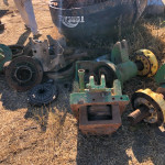 Eixo traseiro de trator, parte de transmissão l, tampa da transmissão, tampa do cubo de roda, para trator 6185 john deere