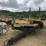 PLATAFORMA DE REBOQUE REGULAVEL, MODELO MIL STAK, ANO 2012 (SOBE E DESCE) (OBS: CONTÉM 2 PNEUS, +/- 9 METROS, LANTERNA OK)