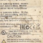 INVERSOR DE FREQUENCIA DANFOSS VLT AUTOMATION DRIVE FC 300, PN 131B6905 SN. 008430H334