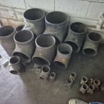 DIVERSOS COMPONENTES EM A/C: FLANGES, Ts, CURVAS, MANCAIS, PESTANAS