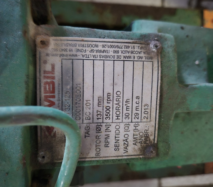 CONJUNTO MOTOR-BOMBA IMBIL/WEG