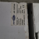 2 SOPRADOR DE AR DUGOLD AIR COURTAIN FM3015, 3 AR-CONDICIONADO RHEEM 48.000BTU, 1 FORNO MICROONDAS 20L PHILCO PM524, 1 EVAPORADOR P/ AR CONDICIONADO SPRINGER 22000BTU, GELADEIRA DUAS PORTAS